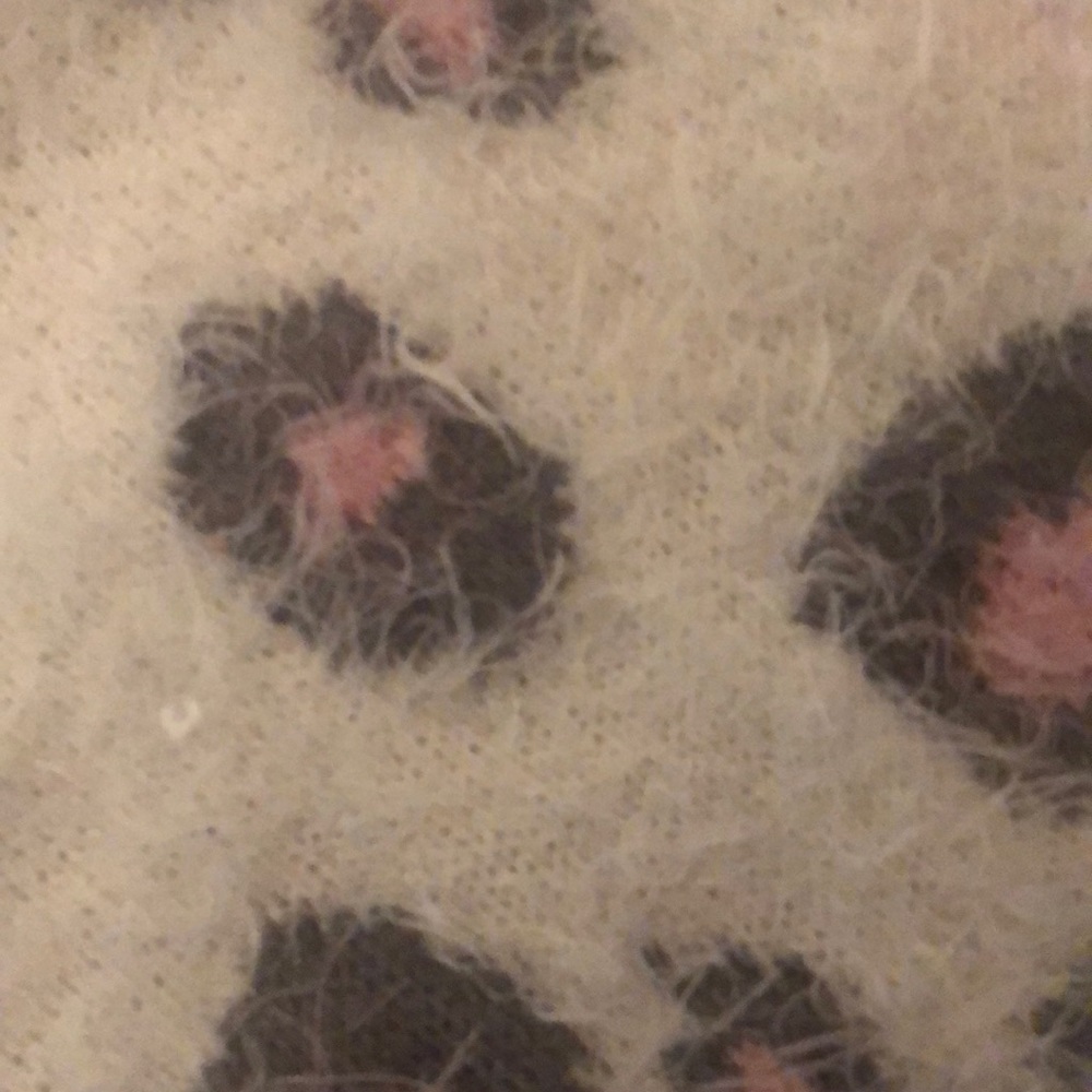 Pink and Grey spotted scarf